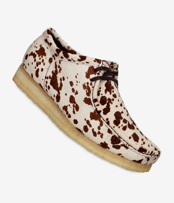 Clarks Originals Wallabee Chaussure (brown cow print)