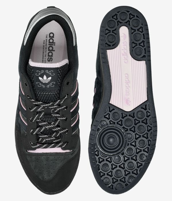 adidas Skateboarding x Lil Dre Centennial 85 Lo ADV Schuh (core black clear pink)
