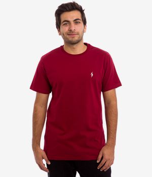 Polar No Comply T-Shirt (red wine white)