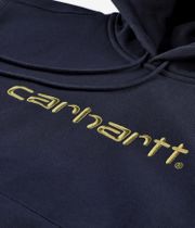 Carhartt WIP Basic Felpa Hoodie (deep night gentle green)