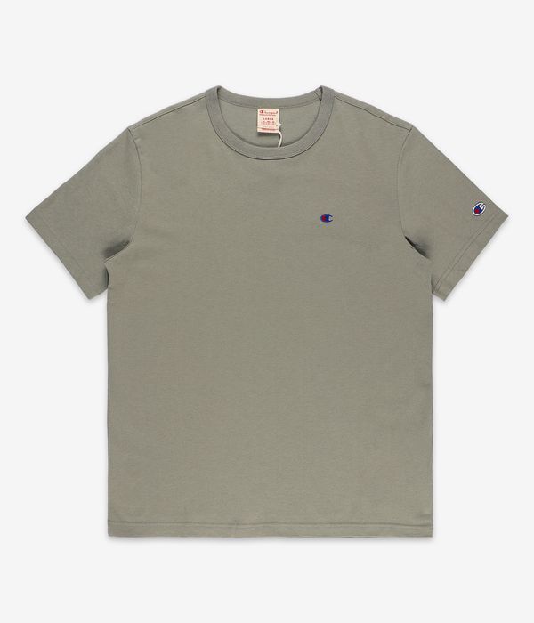 Champion Reverse Weave C Logo T-Shirt (grey melange)