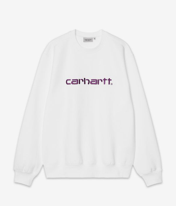 Carhartt WIP Basic Sweatshirt (white huckleberry)