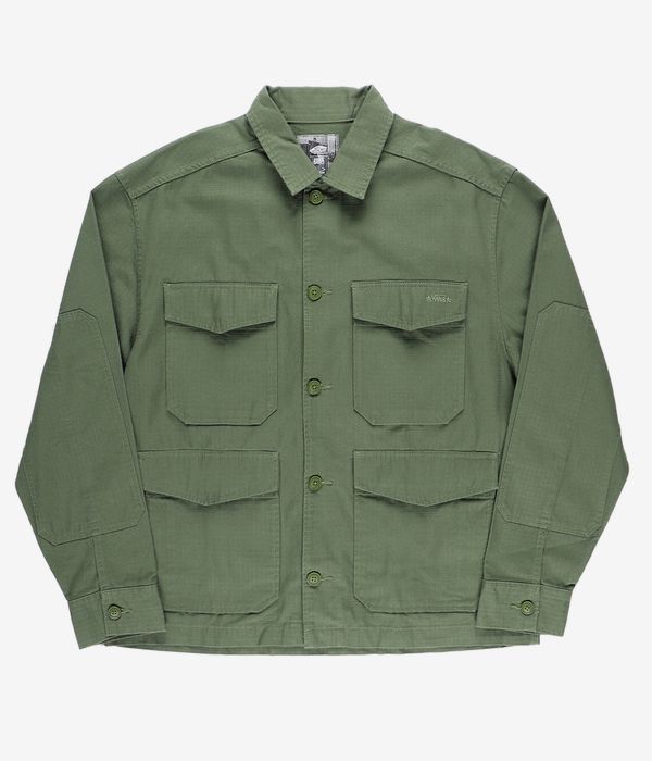 Vans Skate Atiba Haze Military Overshirt Shirt (pine forest)