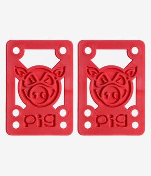 Pig Piles 1/8" Riser Podkładki (red) dwupak