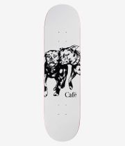 Skateboard Cafe Pooch & Jakie Brown 8.25" Tabla de skate (white)