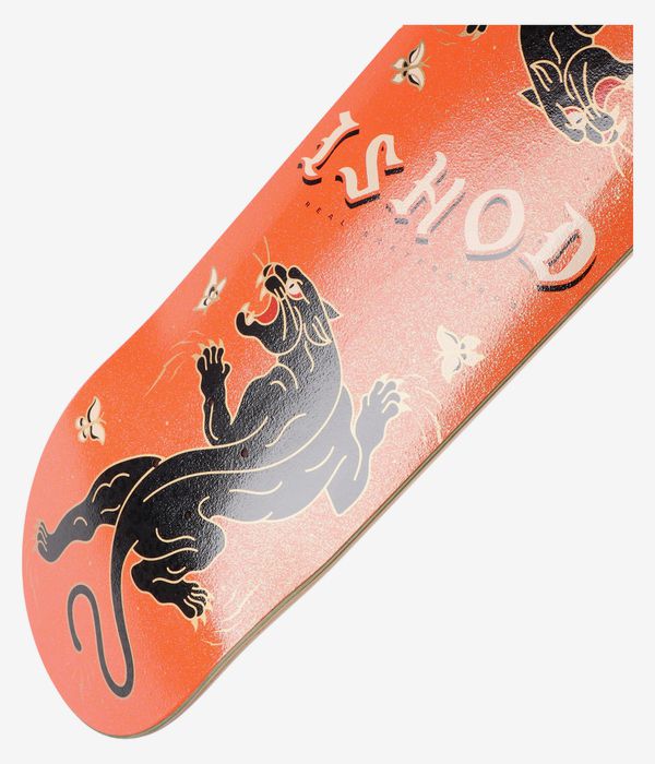 Real Ishod Cat Scratch Glitter Twin Tail Slick 8.3" Planche de skateboard (orange)