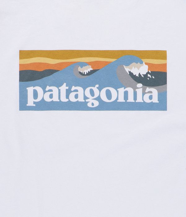 Patagonia Boardshort Logo Pocket Responsibili Camiseta (white)