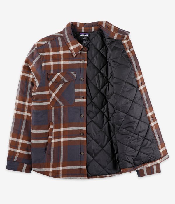 Patagonia LW Insulated Fjord Flannel Jas (ashore ink black)