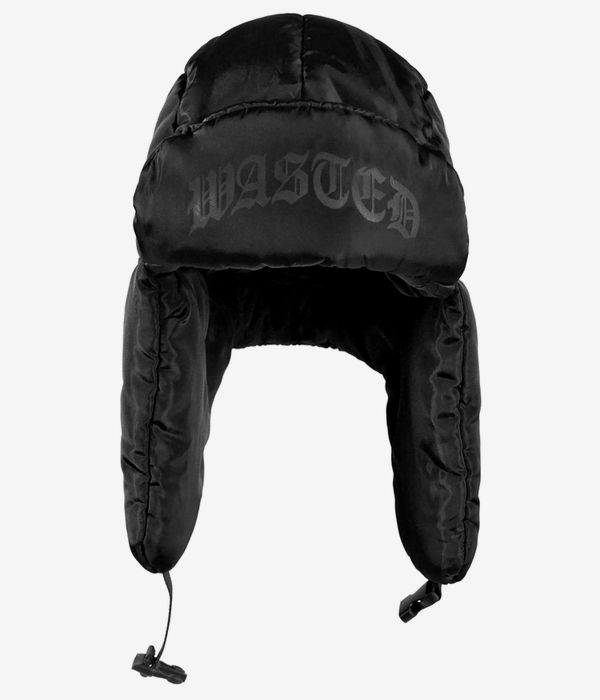 Wasted Paris Kingdom Puffer Chapka Beanie (black)