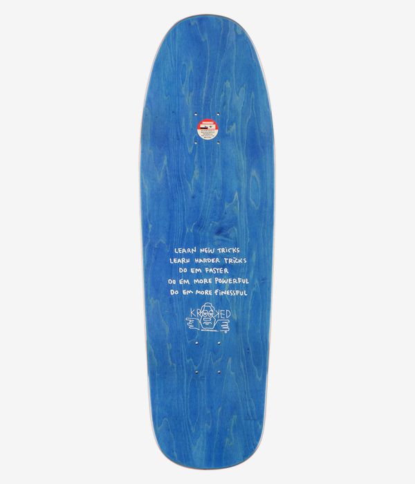 Krooked Gonz Hard2hit 9.81" Skateboard Deck (orange)