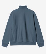 Carhartt WIP American Script Half Zip Sweater (office blue)