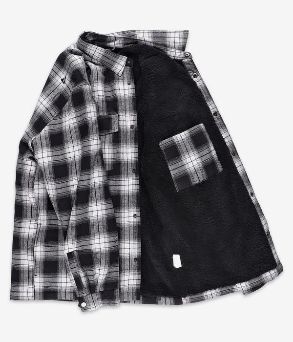 Anuell Hatchet Lined Flanell Chaqueta (black white)