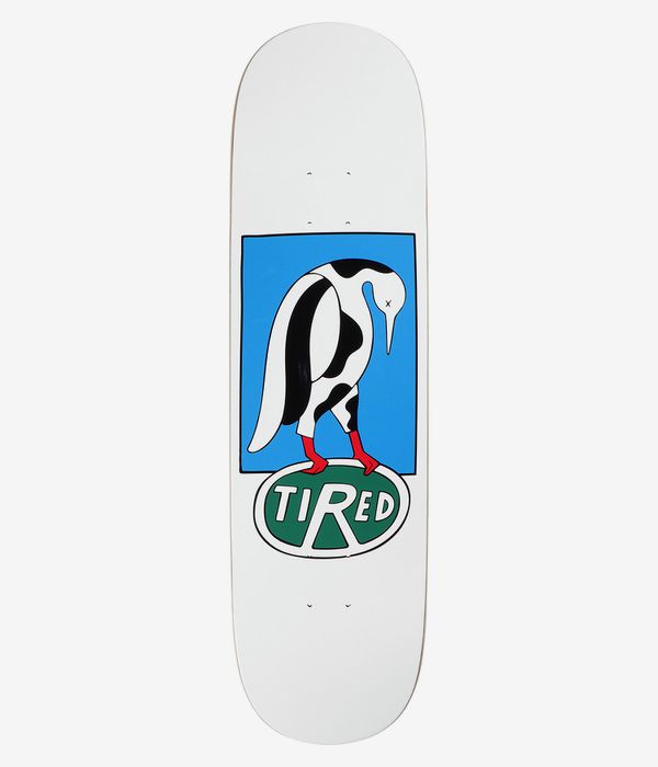 Tired Skateboards Rover 8.5" Skateboard Deck (white)