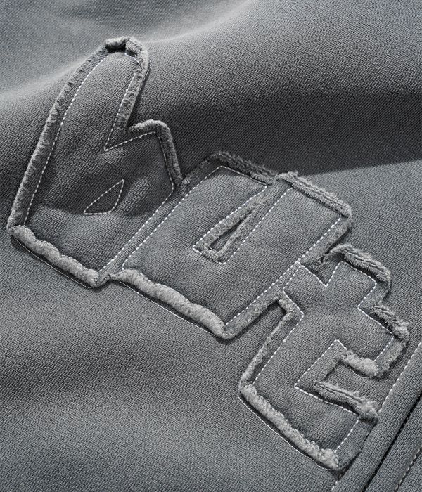 Butter Goods Mineral Wash Zip-Sweatshirt avec capuchon (charcoal)