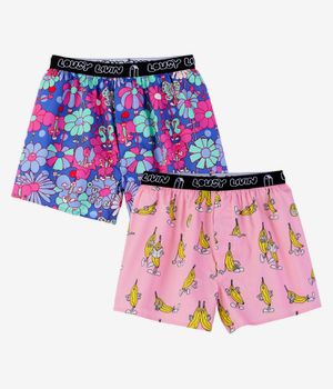 Lousy Livin Butterfly & Pink Banana Boxershorts (pink fly) 2er Pack