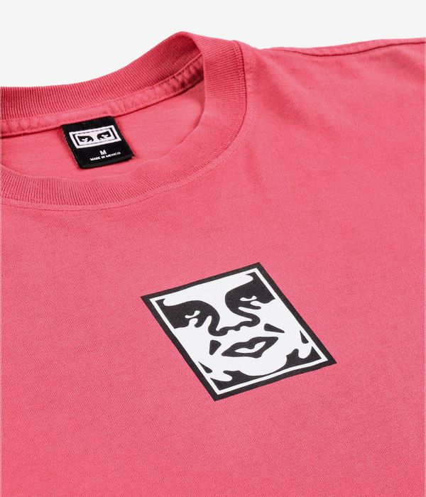 Obey Icon Heavyweight T-shirt (mineral red)