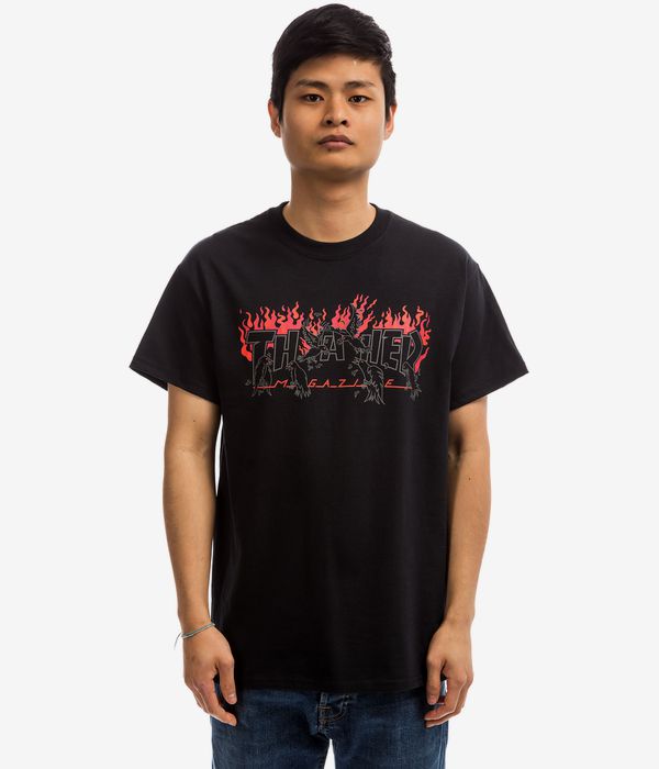 Thrasher Crows T-Shirty (black)