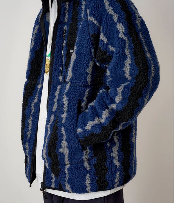 Gramicci Ripple Sherpa Jacke (navy ripple)