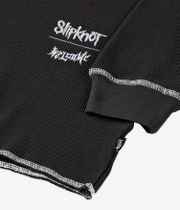 Welcome x Slipknot Masks Contrast Stitch Thermal Knit Long sleeve (black white)