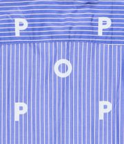 Pop Trading Company Logo Striped Camicia (blue)