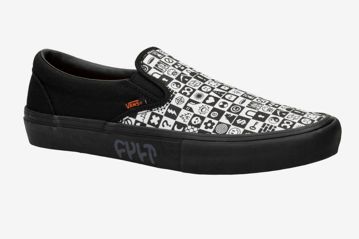 Vans Slip-On Pro Cult Shoes (cult black checker)