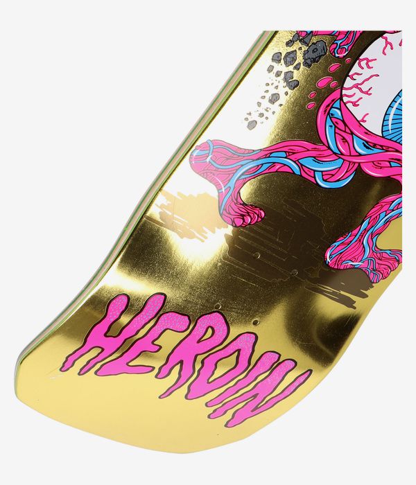 Heroin Skateboards Houghton Eye Crusher 10" Skateboard Deck (gold)