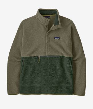 Patagonia Retro Pile 1/2 Snap Veste (old growth green)
