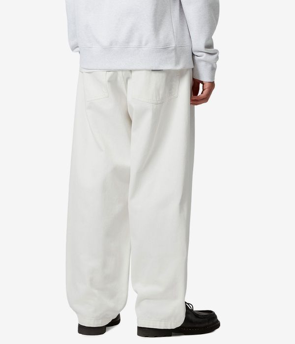 Carhartt WIP Brandon Pant Cotton Smith Vaqueros (white rinsed)