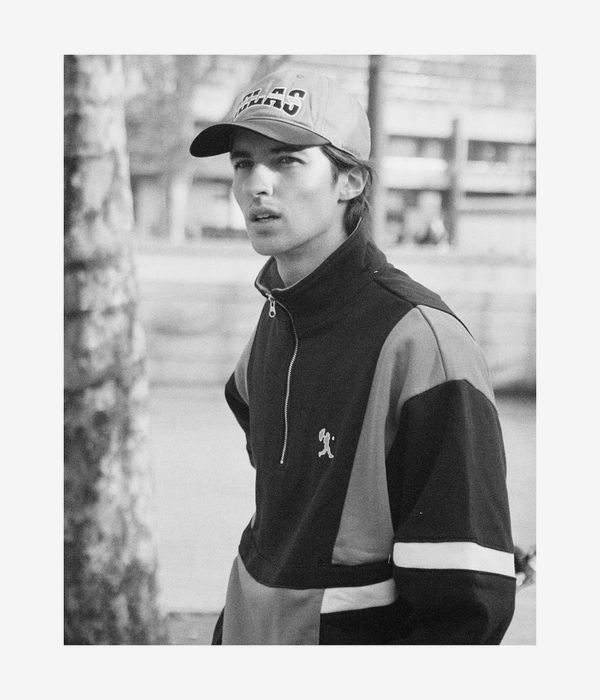 Hélas Hoop 1/4-Zip Sweatshirt (blue black)