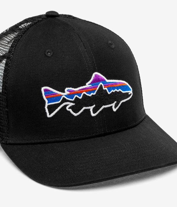Patagonia Fitz Roy Trout Trucker Cap (black)