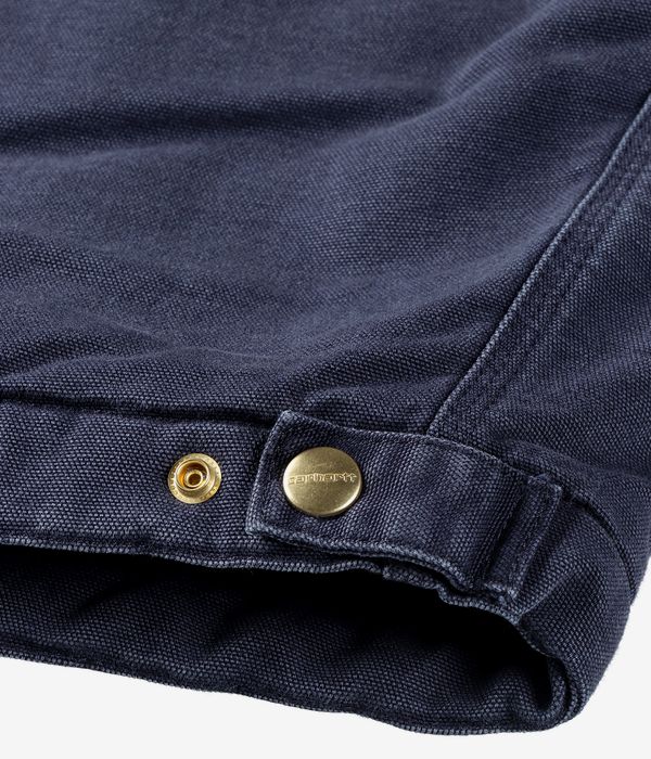 Carhartt WIP OG Detroit Organic Dearborn Jacke (dark navy black stone canvas)