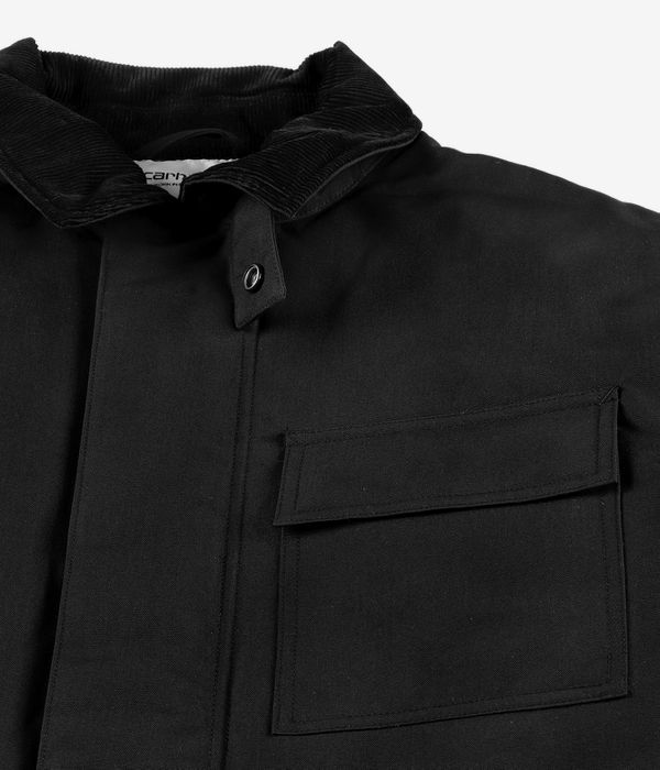 Carhartt WIP Clarton Coat Jacket (black black)
