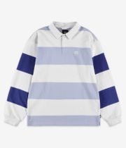 Vans 2 Tone Stripe Ward Rugby Longues Manches (marshmallow soft slate)