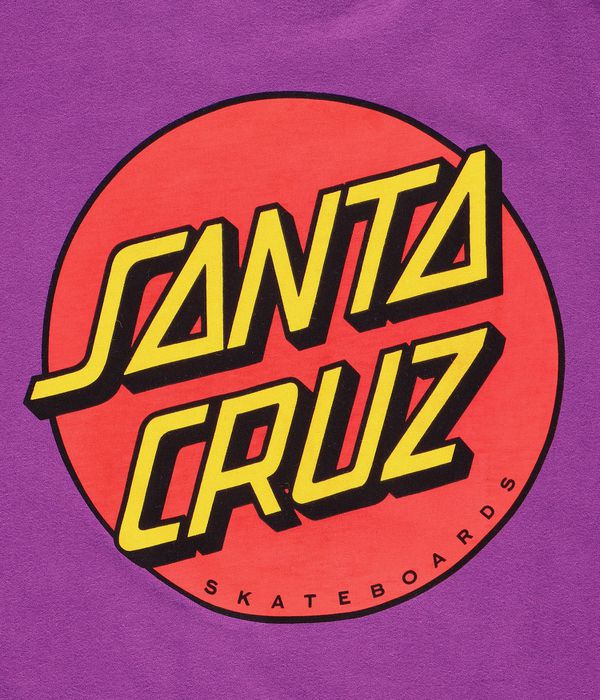 Santa Cruz Classic Dot Chest T-Shirty women (grape)