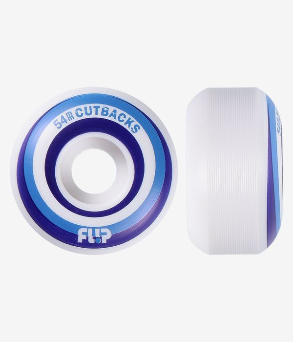 Flip Cutback Roues (white blue) 54mm 99A 4 Pack