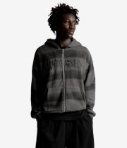 Wasted Paris Nevermind Zip-Hoodie (charcoal black)