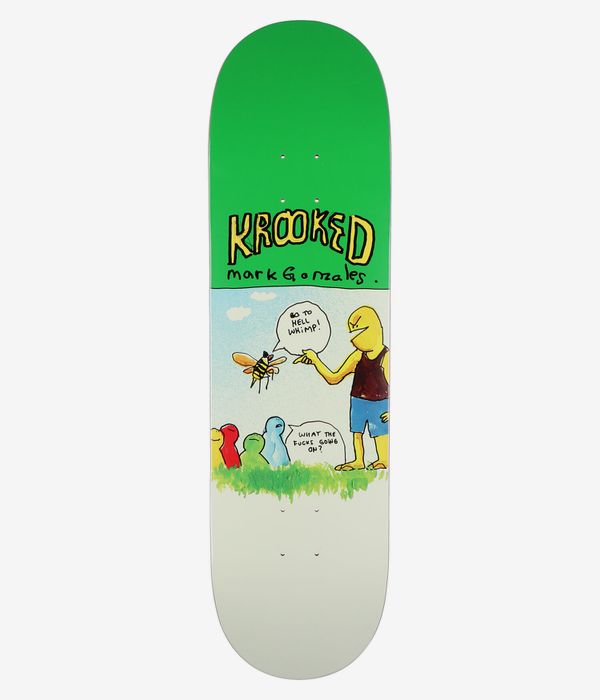 Krooked Gonz Whimp 8.75" Skateboard Deck (multi)