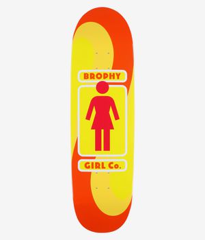 Girl Brophy 93 Til Lovers Loveseat 9" Skateboard Deck (orange)