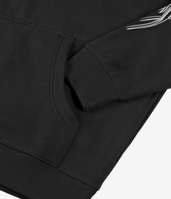 DC Side Flame Hoodie (black)