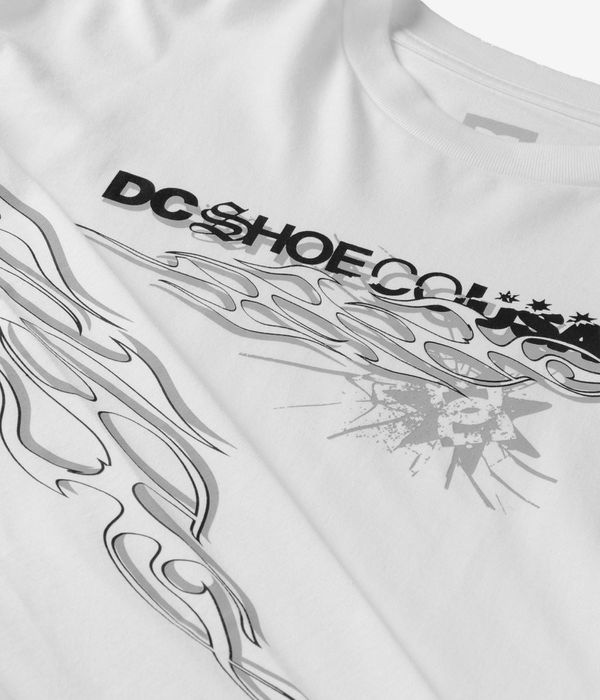 DC Side Flame Long sleeve (white)