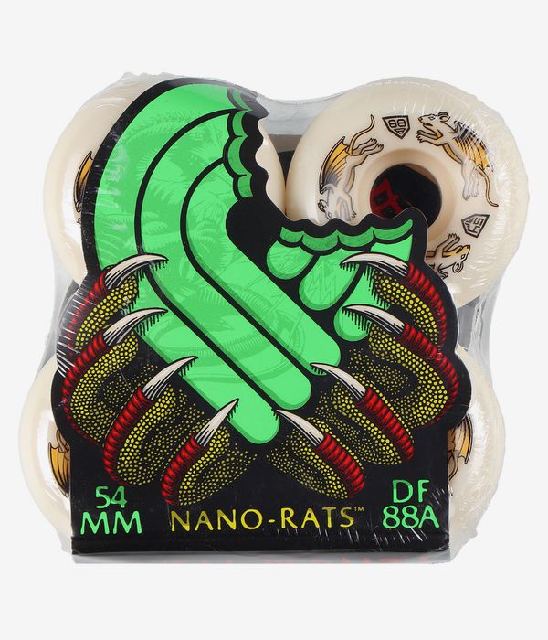 Powell-Peralta Dragons Nano Rat V6 Wheels (off white) 54 mm 88A 4 Pack