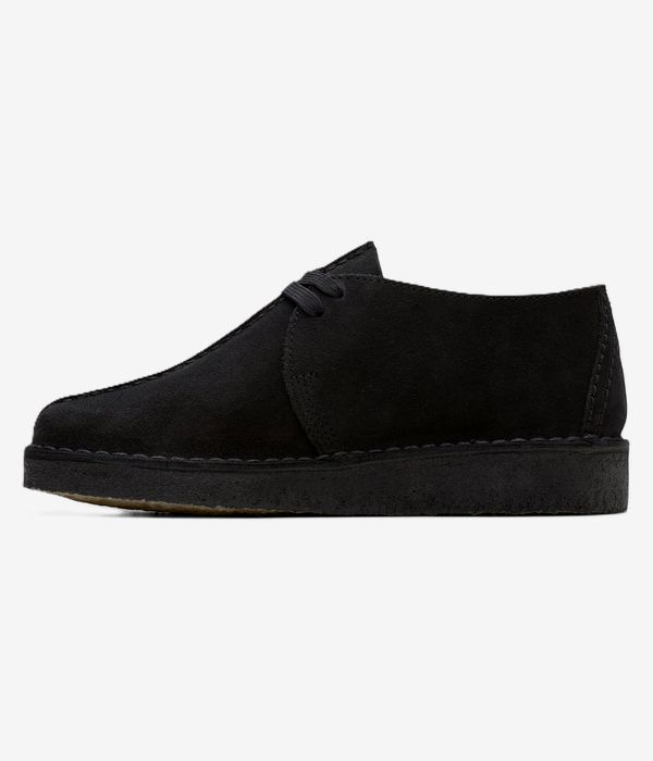 Clarks Originals Desert Trek Shoes (black suede)