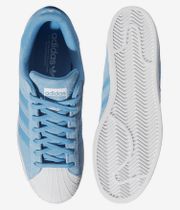 adidas Skateboarding Superstar ADV Shoes (light blue white light blue)