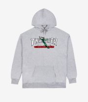 Thrasher Red Curb Hoodie (ash grey)