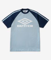 Butter Goods x Umbro Diamond Logo Raglan T-Shirt (slate navy)