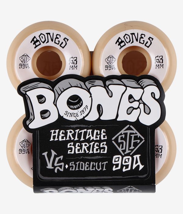 Bones STF Heritage Roots V5 Rouedas (white) 53mm 99A Pack de 4