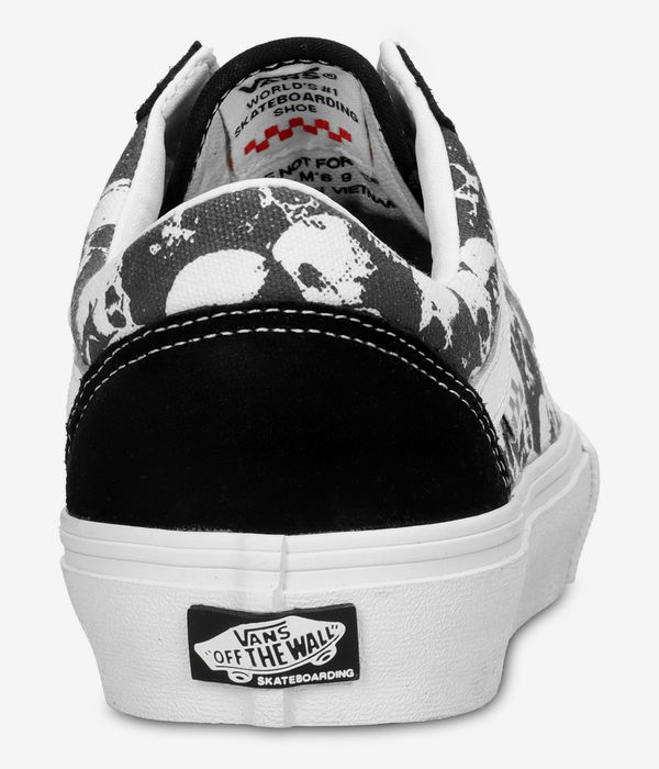 Vans Skate Old Skool Skull Pile Chaussure (black white gum)
