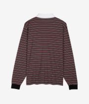 Santa Cruz Mini Hand Stripe Polo Longsleeve (black stone stripe)