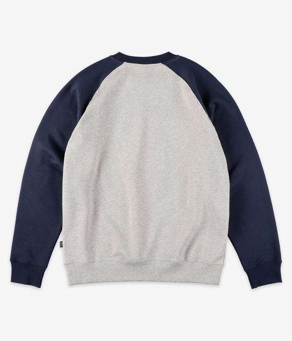 Antix Simplex Raglan Organic Sweatshirt (heather grey navy)