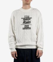 Wasted Paris Rain Cable Sweatshirt (off white)